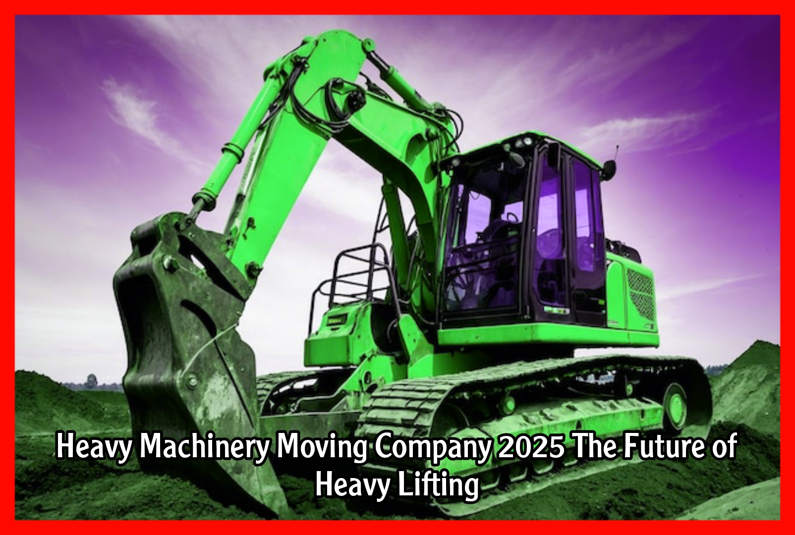 Heavy Machinery Moving Company 2025 The Future of Heavy Lifting